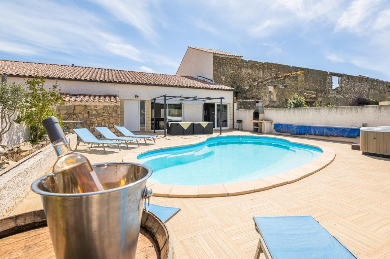 Villa Avec Piscine Et Jaccuzy Bize-Minervois Ngoại thất bức ảnh